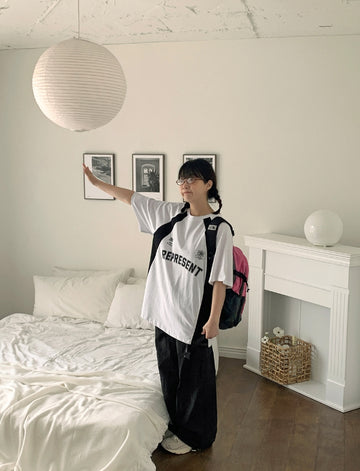 Dup Sporty Printing Short Sleeve Tee